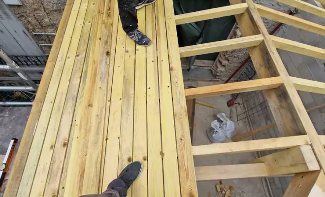 Installation de charpente, Rosny-sous-Bois, Brion Couverture