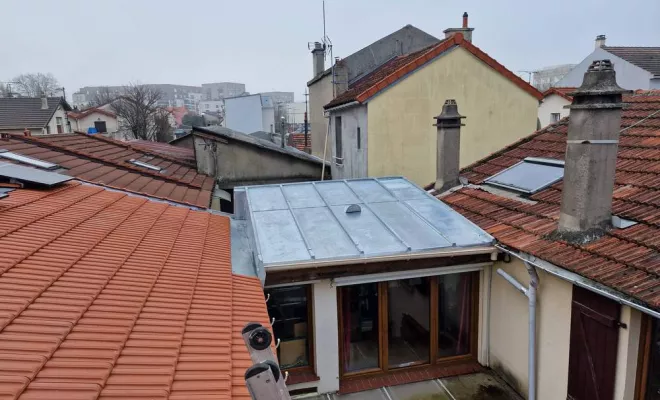 Installation de charpente, Rosny-sous-Bois, Brion Couverture